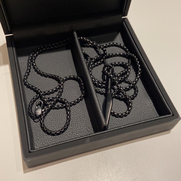 Vitaly Black spear necklace 🌟 - Picture 5 of 6